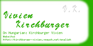 vivien kirchburger business card